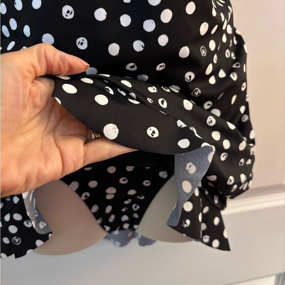 New Kim Gravel Swimsuits For All Polka Dot Swim Dress Sz 18 - Picture 5 of 8